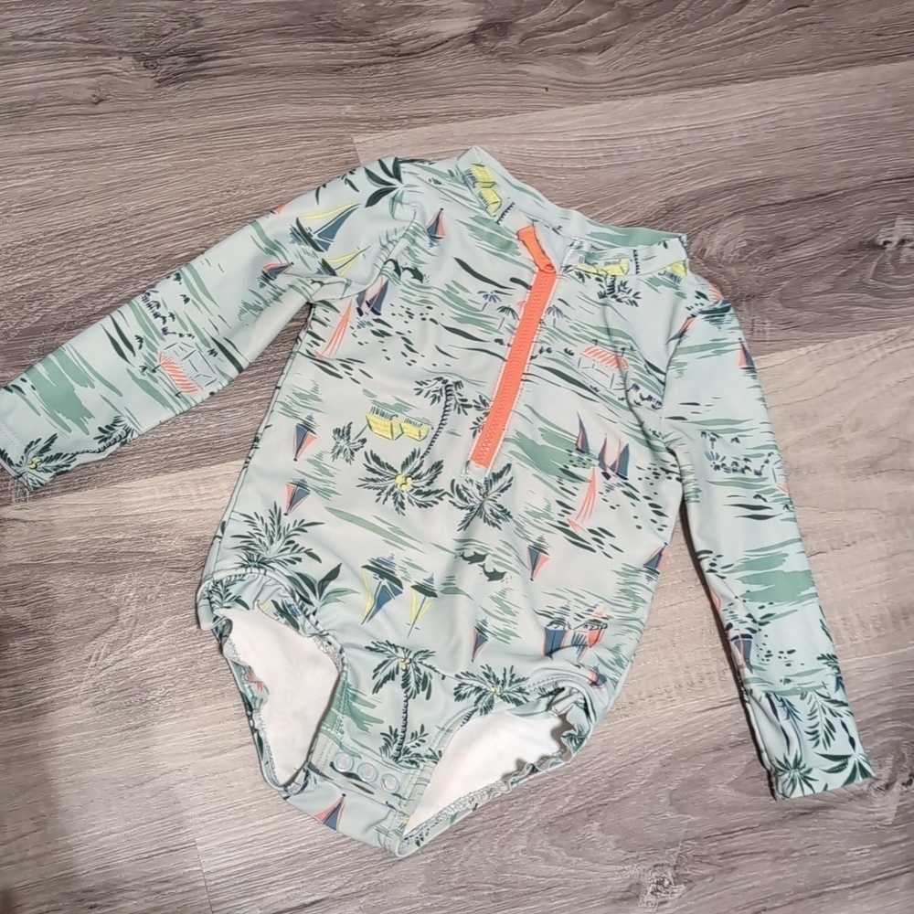 Carter's Tropical Print Swimsuit Baby 12 Months